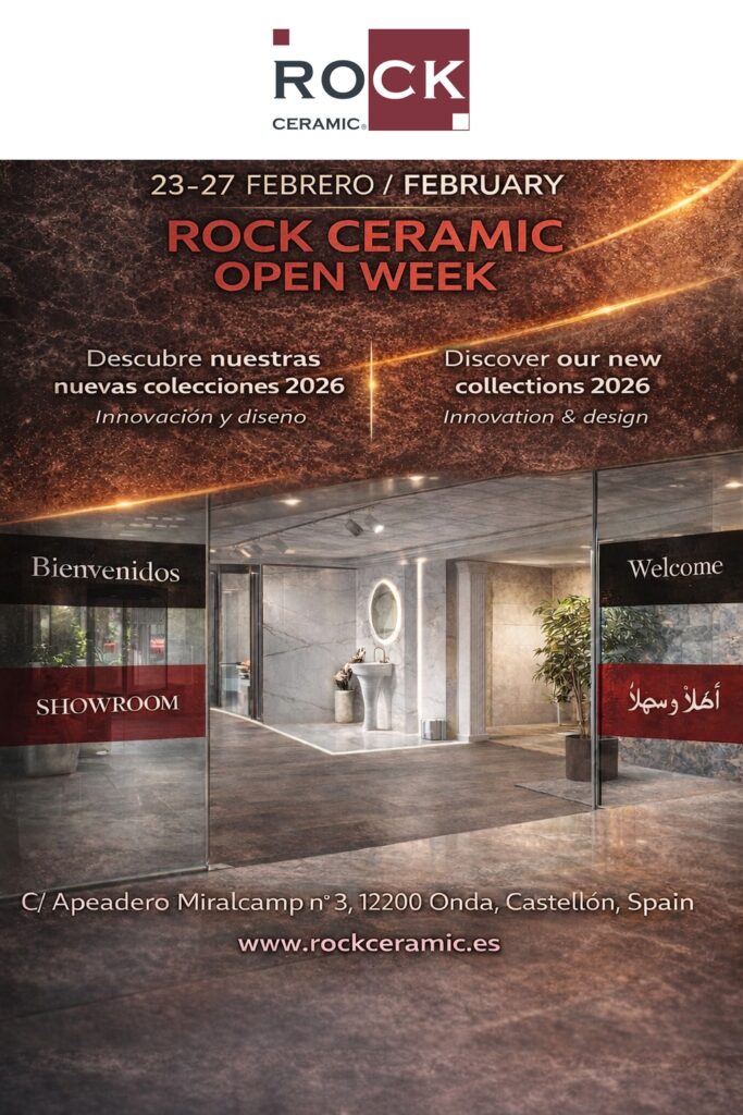 Open Week at Rock Ceramic: Discover Our 2026 Porcelain Tile Collections in Onda